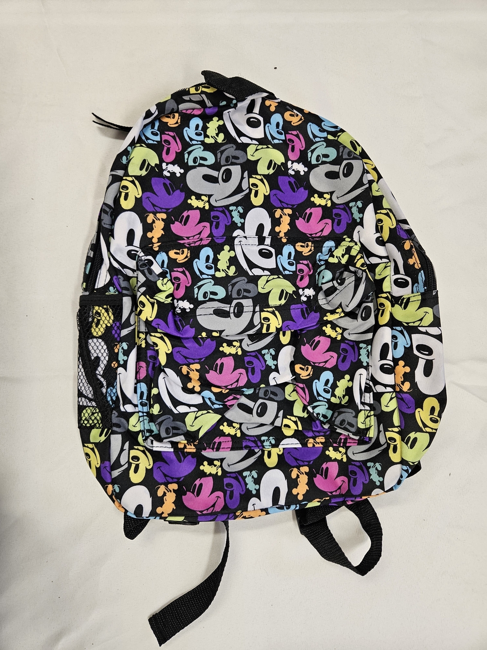 Disney Parks Neon Mickey Heads Pop Art  Style Backpack